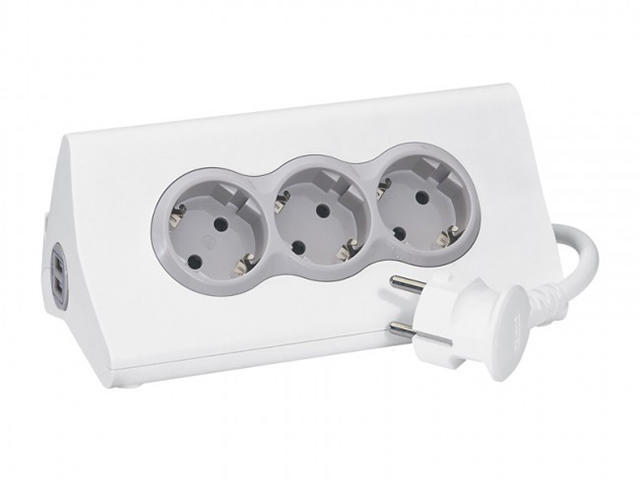 3 Plug + 2 USB 1,5 m (694810)