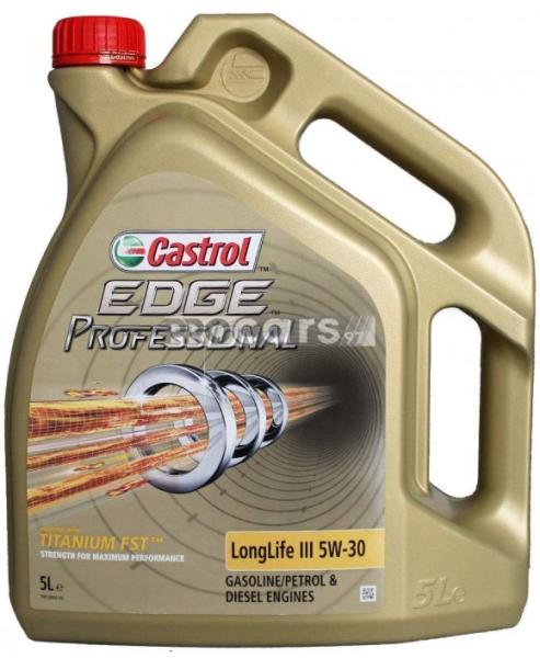 Castrol Edge 5w 30 Longlife Iii Professional Titanium Fst Vásárlás: Castrol EDGE Professional Titanium FST Longlife III 5W-30 5L
