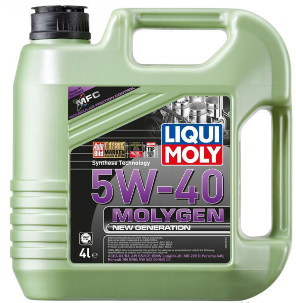 LIQUI MOLY Molygen New Generation 5W-40 4 l (Ulei motor) - Preturi