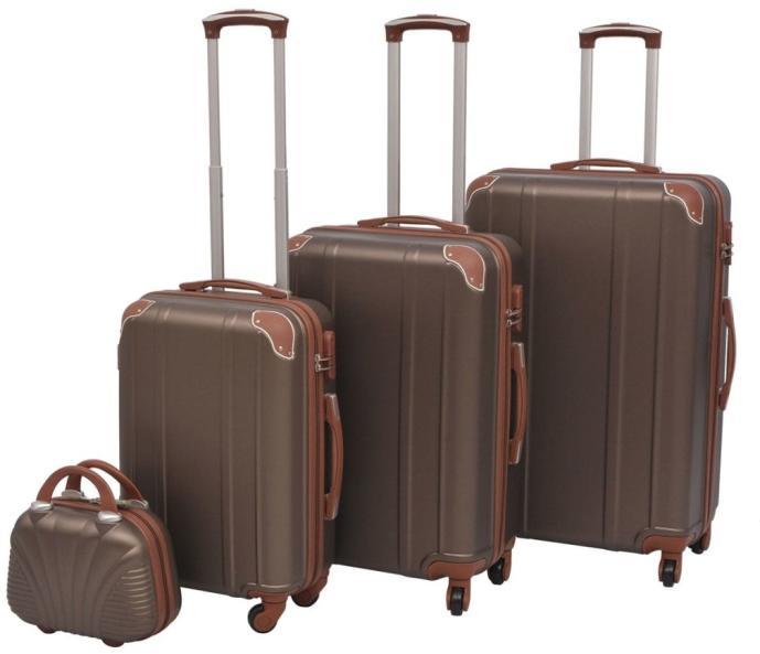 Vásárlás: vidaXL 4 részes kemény fedeles bőrönd szett (91193/4/5/6) Bőrönd  árak összehasonlítása, 4 részes kemény fedeles bőrönd szett 91193 4 5 6  boltok