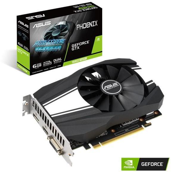 ASUS NVIDIA GeForce GTX 1660 SUPER　6G ASUS GeForce GTX 1660 SUPER 6GB GDDR6 192bit (PH-GTX1660S-6G
