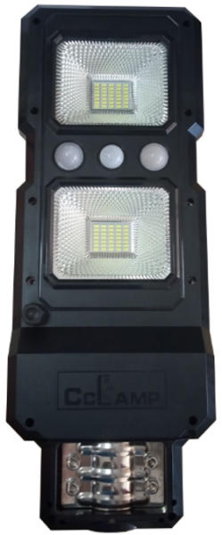 CCLAMP Corp iluminat stradal cu panou solar CCLamp, 70 W, senzor  miscare/lumina, temperatura alb rece, acumulator LI-Ion (CL-185) (Lampa  exterioara) - Preturi