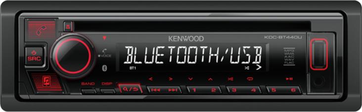 Kenwood KDC-BT440U autórádió vásárlás, olcsó Kenwood KDC-BT440U autórádió  árak, akciók