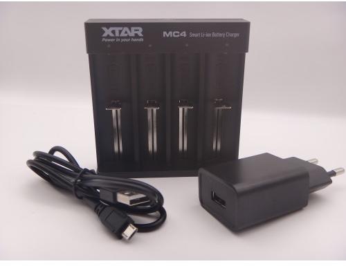 XTAR MC4 Incărcător Acumulatori Li-Ion 3.6V, 3.7V IMR, ICR, INR (Incarcator  baterii) - Preturi