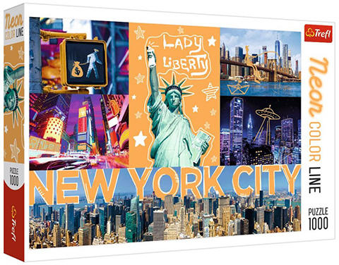 Neon Color Line - New York City 1000 db-os (10579)