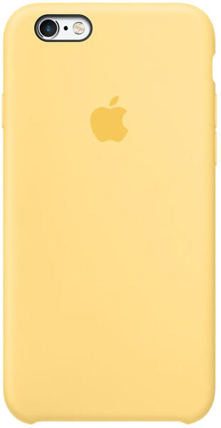Apple Husa originala din Silicon Galben Yellow pentru APPLE iPhone 6s Plus  (MM6H2ZM/A) (Husa telefon mobil) - Preturi
