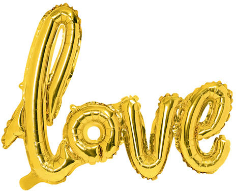 Lufi, LOVE felirat - arany