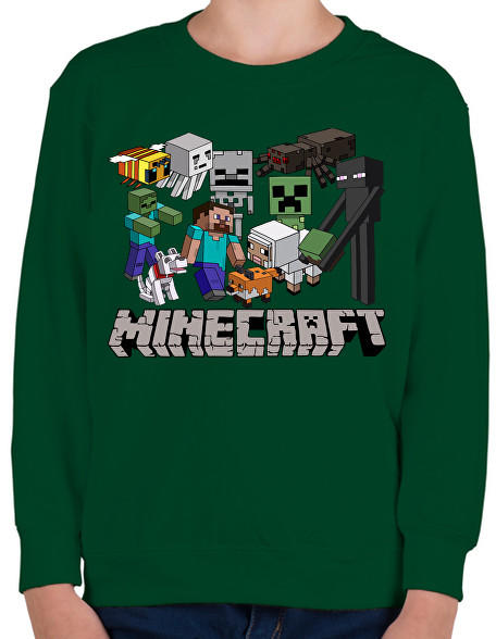 Vásárlás: printfashion Minecraft karakterek - Gyerek pulóver - Sötétzöld  Gyerek pulóver, kardigán árak összehasonlítása, Minecraft karakterek Gyerek  pulóver Sötétzöld boltok