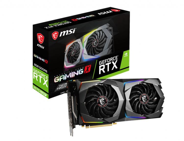 MSI GeForce RTX 2070 8GB GDDR6 256bit (RTX 2070 SUPER GAMING X) MSI Видео  карти Цени, оферти и мнения, списък с магазини
