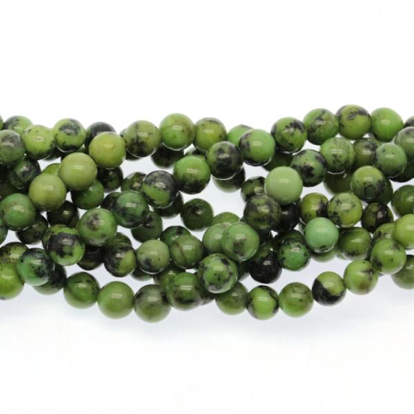 Margele Bijuterii Crisopraz Verde Rotund 8 mm (Perle, pietre minerale) -  Preturi