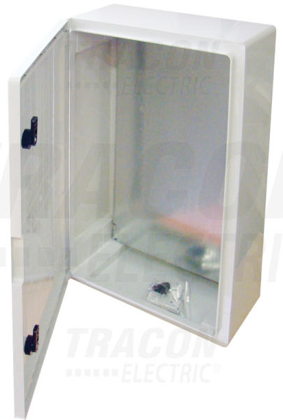 Vásárlás: Tracon TME604020 Falra szerelhető műanyag szekrény, teli ajtóval,  600x400x200, IP65, IK10, 1000V AC/DC, szerelőlappal (TME604020)  Villanyszerelési doboz és tartozék árak összehasonlítása, Tracon TME 604020  Falra szerelhető műanyag szekrény ...