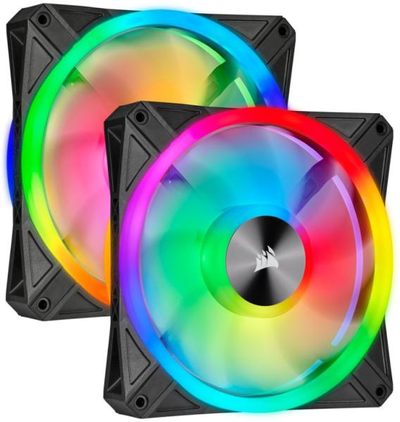 iCUE QL140 RGB 140mm 2-pack black (CO-9050100-WW)