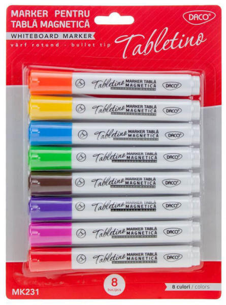 DACO Marker whiteboard DACO Tabletino, 8 buc/set (Marker) - Preturi