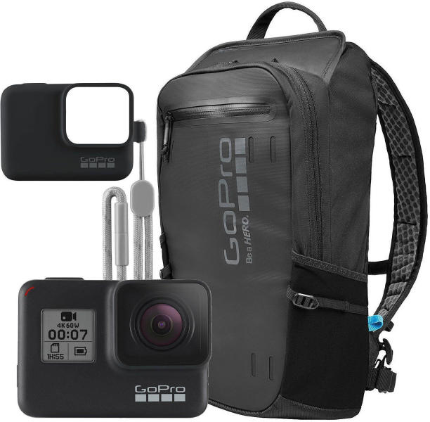 GoPro HERO 7 Black Deluxe Set (CHDHX-701-RW-SET-DELUXE) Спортни екшън  камери Цени, оферти и мнения, списък с магазини, евтино GoPro HERO 7 Black  Deluxe Set (CHDHX-701-RW-SET-DELUXE)