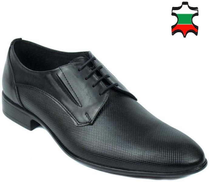 Български обувки Мъжки официални обувки от естествена кожа в черно 1692boss  Мъжки обувки Цени, оферти и мнения, списък с магазини, евтино Български  обувки Мъжки официални обувки от естествена кожа в черно 1692boss