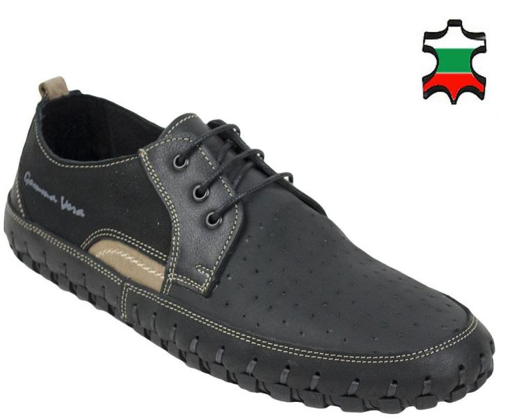 Български обувки Мъжки мокасини от естествен набук в черен цвят с  перфорация Мъжки обувки Цени, оферти и мнения, списък с магазини, евтино  Български обувки Мъжки мокасини от естествен набук в черен цвят