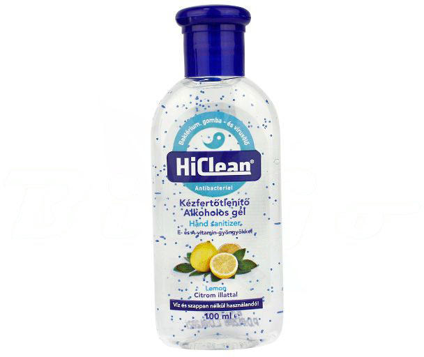 Vásárlás: HiClean Kézfertőtlenítő alkoholos gél - citrom 100 ml  Kézfertőtlenítő árak összehasonlítása, Kézfertőtlenítő alkoholos gél citrom  100 ml boltok