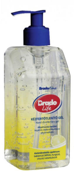 Vásárlás: Bradoline Bradolife kézfertőtlenítő gél - citrom 500 ml  Kézfertőtlenítő árak összehasonlítása, Bradolife kézfertőtlenítő gél citrom 500  ml boltok