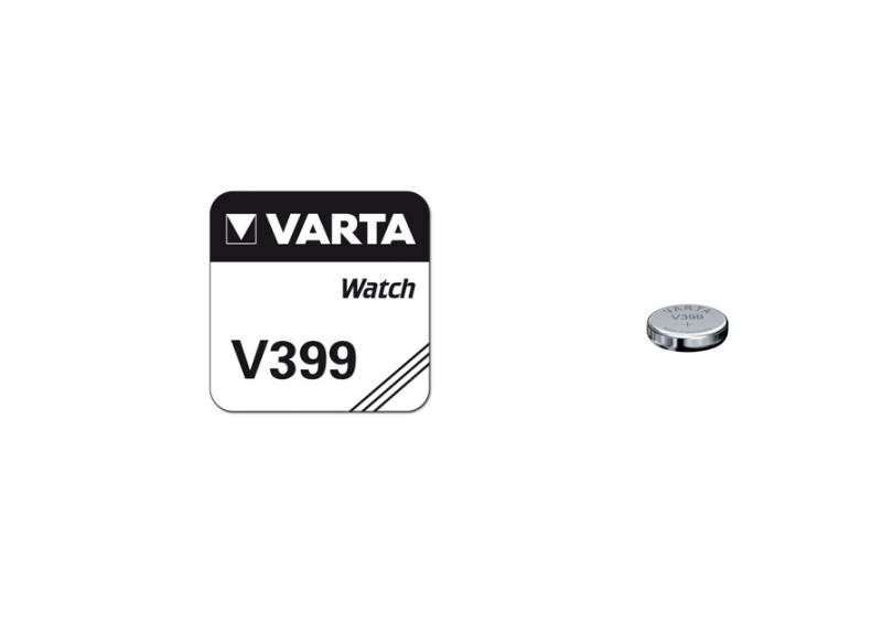 VARTA Baterie VARTA V399 Silver Oxide 1.55V SR927W SR57 9.5x2.7mm (V399) -  sogest (Baterii de unica folosinta) - Preturi