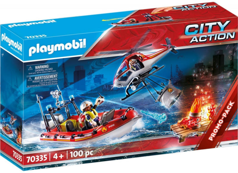 Vásárlás: Playmobil City Action - Tűzoltás helikopterrel és hajóval (70335)  Playmobil árak összehasonlítása, City Action Tűzoltás helikopterrel és  hajóval 70335 boltok