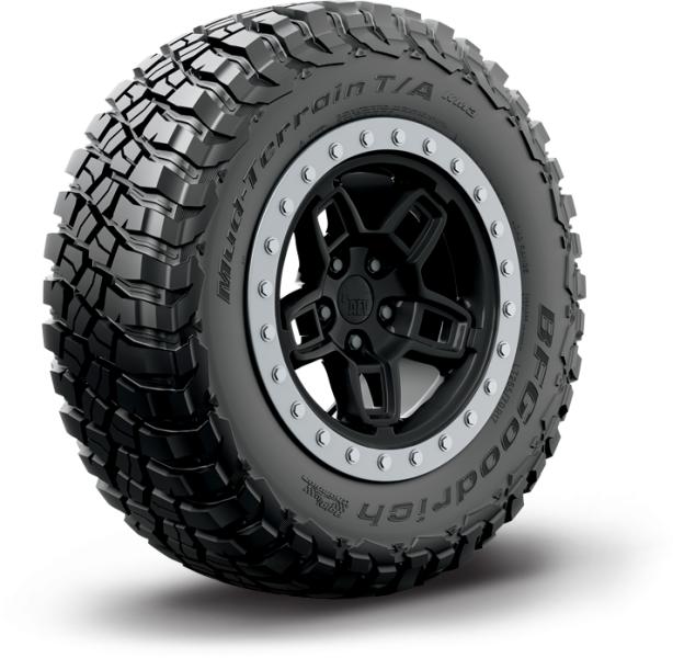2 x BF GOODRICH 255/75 R17 Mud-Terrain T/A KM3 Summer Tires 2019 10-11mm LIKE NEW 