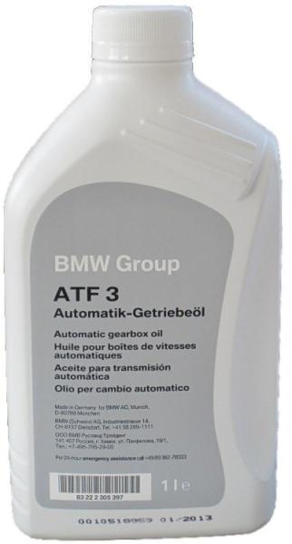 BMW Масло за автоматична скоростна кутия bmw atf 3 bmw 83 22 2 305 397 - 1l  Масла за скорости Цени, оферти и мнения, списък с магазини, евтино BMW  Масло за автоматична скоростна кутия bmw atf 3 bmw 83 22 2 305 397 - 1l