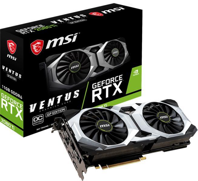 Vásárlás: MSI GeForce RTX 2080 TI 11GB GDDR6 352bit (RTX 2080 Ti VENTUS GP  OC) Videokártya - Árukereső.hu