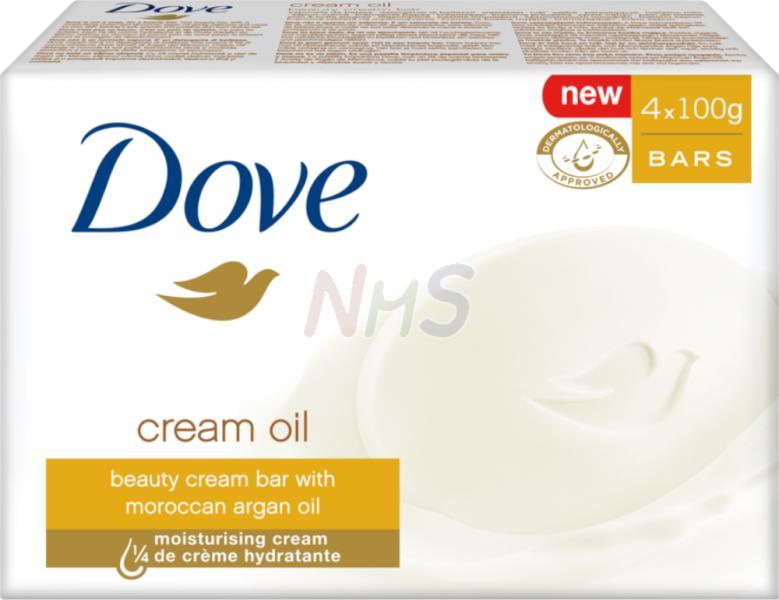 Vásárlás: Dove Cream Oil krémszappan 4x100g Szappan, folyékony szappan árak  összehasonlítása, Cream Oil krémszappan 4 x 100 g boltok