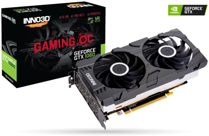 Inno3D GeForce GTX 1060 Gaming OC 6GB GDDR5X (N106P-DSDN-N6GOX) Видео карти  Цени, оферти и мнения, списък с магазини