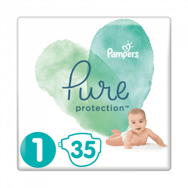 Vásárlás: Pampers Pure Protection 1 Newborn (2-5kg) 35db Pelenka árak  összehasonlítása, Pure Protection 1 Newborn 2 5 kg 35 db boltok