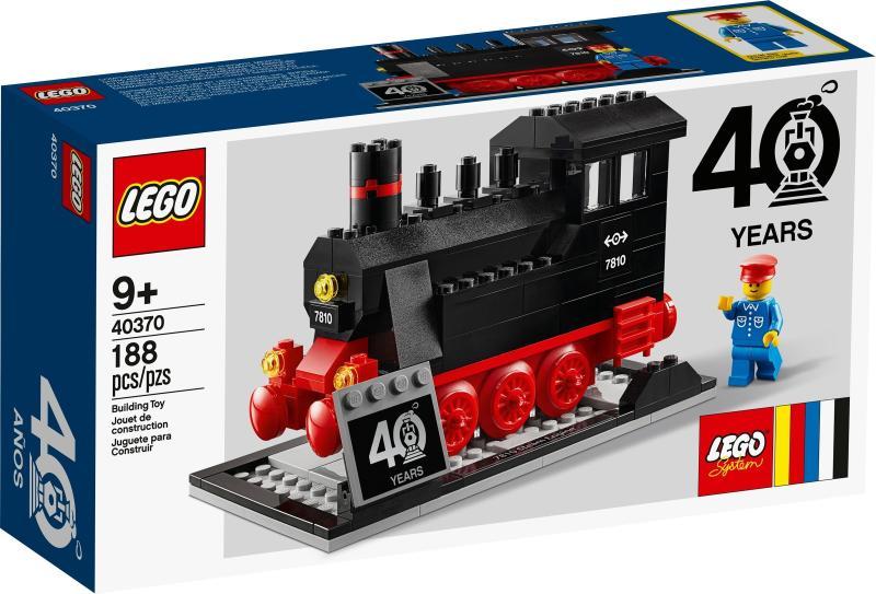 Vásárlás: LEGO® Gőzmozdony 40 éves jubileumi vonatkészlet (40370) LEGO árak  összehasonlítása, Gőzmozdony 40 éves jubileumi vonatkészlet 40370 boltok