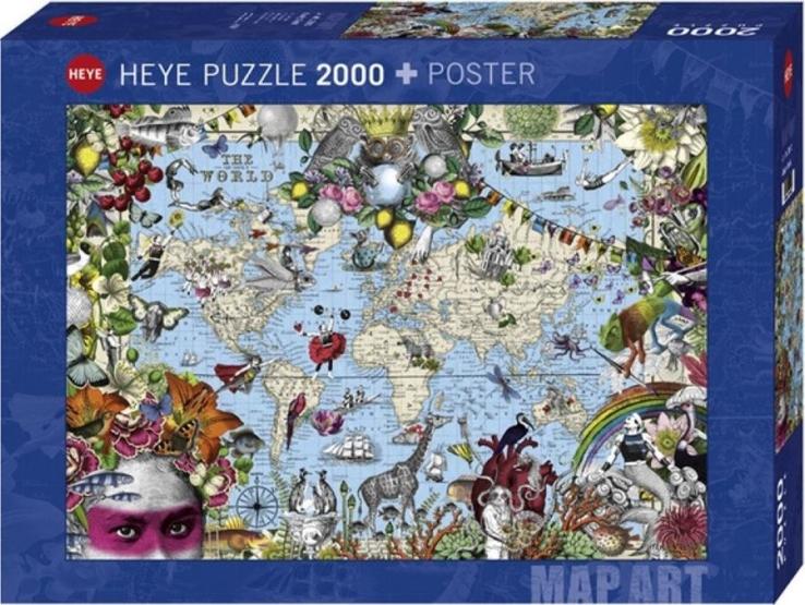 Vásárlás: Heye Quirky World, Pabuku 2000 db-os (29913) Puzzle árak  összehasonlítása, Quirky World Pabuku 2000 db os 29913 boltok