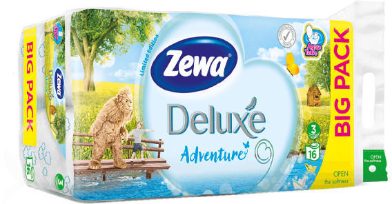 Vásárlás: Zewa Adventure 16db WC-papír árak összehasonlítása, Adventure 16  db boltok