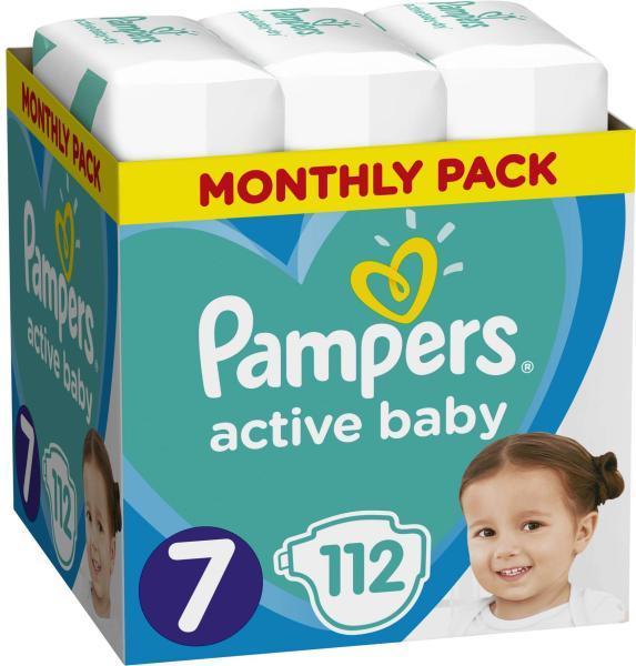 Vásárlás: Pampers Active Baby 7 112db Pelenka árak összehasonlítása, Active  Baby 7 112 db boltok