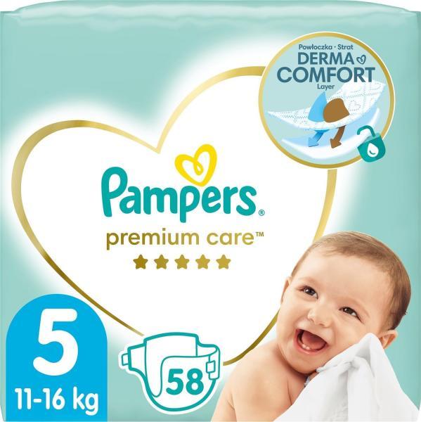 Vásárlás: Pampers Premium Care 5 Junior 11-16 kg 58 db Pelenka árak  összehasonlítása, Premium Care 5 Junior 11 16 kg 58 db boltok