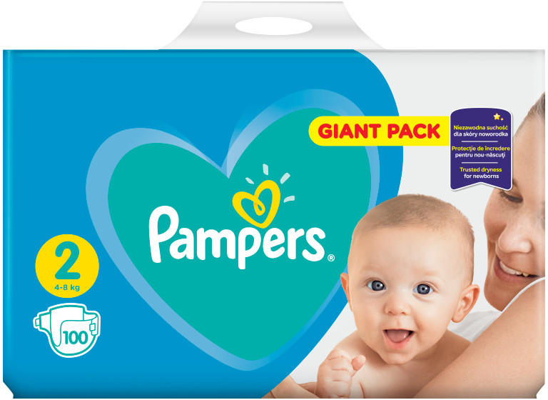 Vásárlás: Pampers New Baby-Dry 2 Mini (4-8kg) 100db Pelenka árak  összehasonlítása, New Baby Dry 2 Mini 4 8 kg 100 db boltok