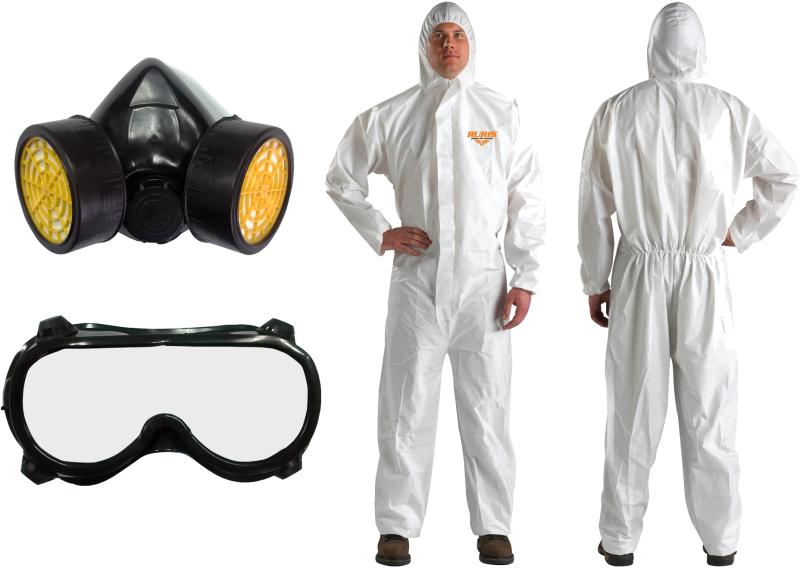 Ruris Kit de protectie (combinezon XL, ochelari, mască praf) Ruris KPR2020  (KPR2020) (Îmbracăminte de lucru) - Preturi