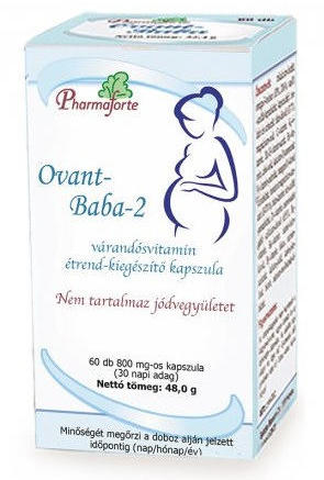 Vásárlás: Pharmaforte Ovant-Baba 2 jódmentes terhesvitamin 60db  Táplálékkiegészítő árak összehasonlítása, Ovant Baba 2 jódmentes  terhesvitamin 60 db boltok