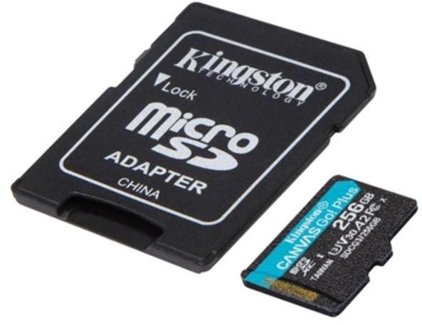 Vásárlás: Kingston microSDXC Canvas Go Plus 256GB SDCG3/256GB, eladó  Memóriakártya, olcsó memory card árak