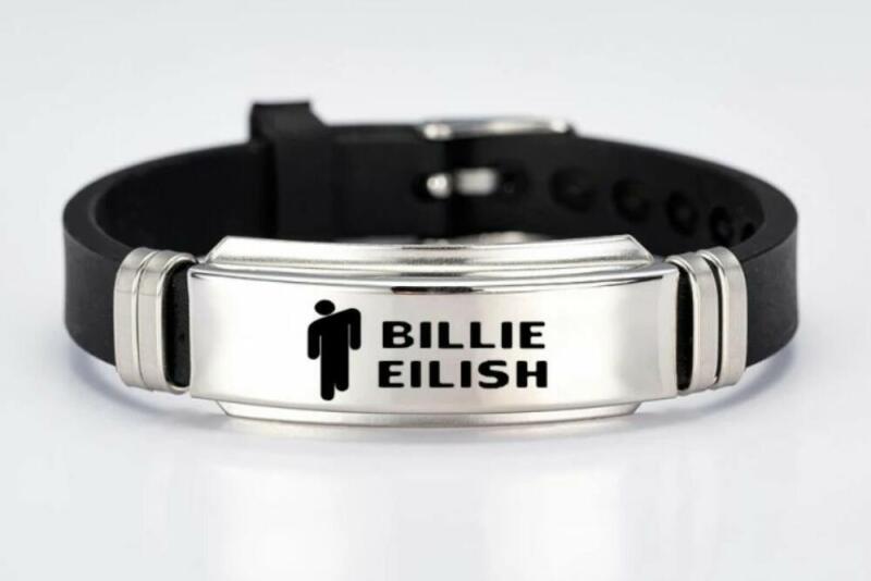 Vásárlás: Billie Eilish logós fekete karkötő Karkötő, karlánc árak  összehasonlítása, BillieEilishlogósfeketekarkötő boltok