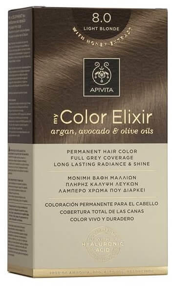 APIVITA My Color Elixir Vopsea de păr nr. 8.0 Blond deschis - pharmacygreek  (Vopsea de par) - Preturi
