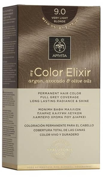 APIVITA My Color Elixir Vopsea de păr nr. 9.0 Blondă foarte ușoară -  pharmacygreek (Vopsea de par) - Preturi
