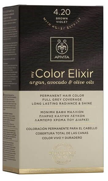APIVITA My Color Elixir Vopsea de păr nr. 4.20 Violet maro - pharmacygreek  (Vopsea de par) - Preturi