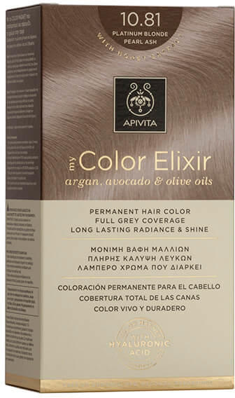APIVITA My Color Elixir Vopsea de păr nr. 10.81 Cenușă perlă blondă platină  (Vopsea de par) - Preturi