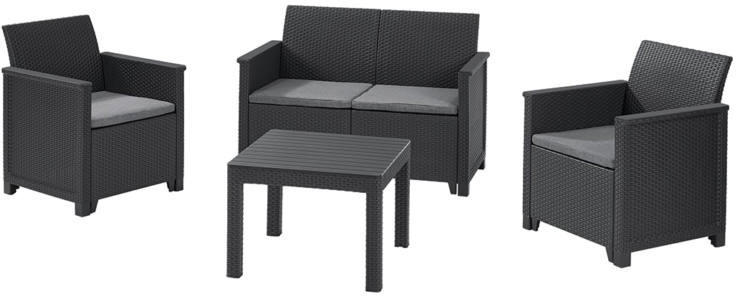 Curver Emma műrattan szett Chicago asztallal 246158