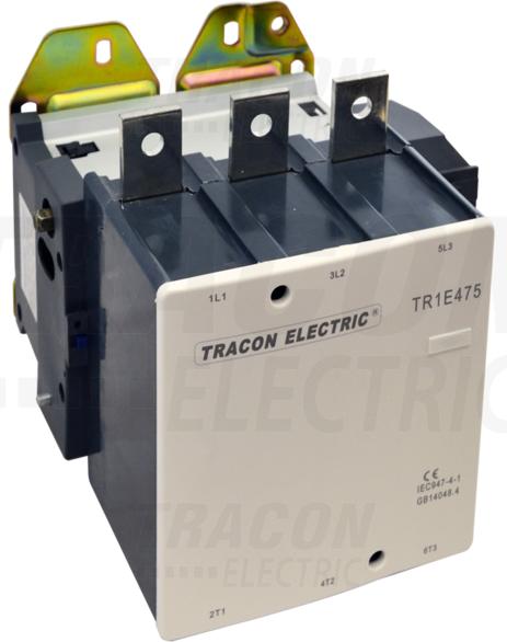 Tracon Contactor pentru curenti mari TR1E475B7 660V, 50Hz, 475A, 250kW, 24V  AC, 3×NO+1×NO (TR1E475B7) (Siguranta automata, contor electric) - Preturi