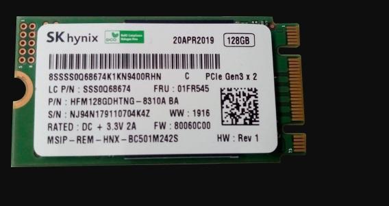 SK hynix BC501 128GB M.2 PCIe (HFM128GDGTNG) (Solid State Drive SSD intern)  - Preturi