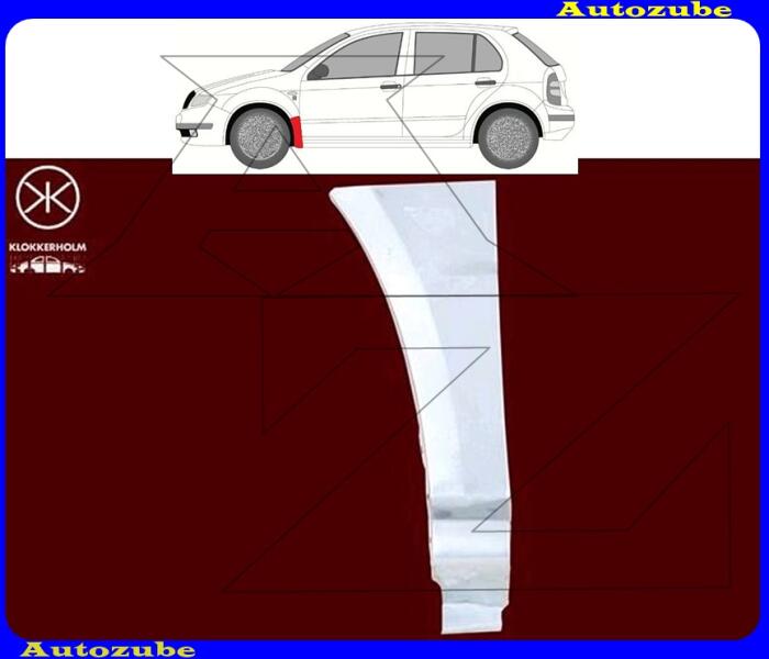 Vásárlás: Skoda FABIA 1 2004.08-2008.03 /6Y/ Első sárvédő hátsó alsó rész  bal (javítólemez) KLOKKERHOLM 7514335 Karosszéria javító elem árak  összehasonlítása, FABIA 1 2004 08 2008 03 6 Y Első sárvédő hátsó alsó rész  bal javítólemez KLOKKERHOLM 7514335 ...