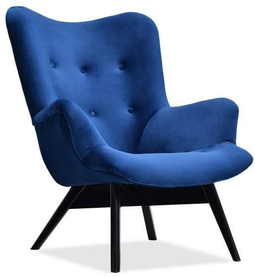 Vásárlás: VOX bútor LORI füles fotel, sötétkék-fekete Fotel és ülőke árak  összehasonlítása, LORI füles fotel sötétkék fekete boltok