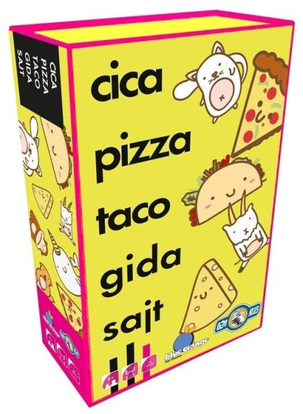 Cica, pizza, taco, gida, sajt kártyajáték (BLU34813)